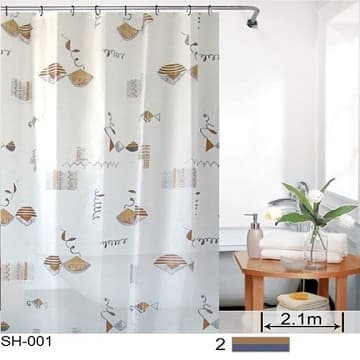 PEVA shower curtain SH001